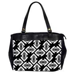 Background Pattern Oversize Office Handbag (2 Sides)