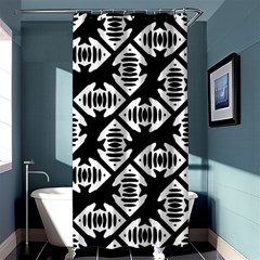 Background Pattern Shower Curtain 36  X 72  (stall) 