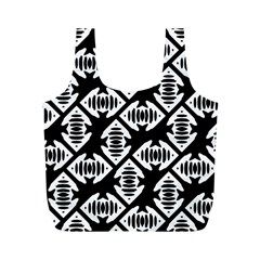 Background Pattern Full Print Recycle Bag (m)