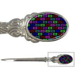 Colourful Bricks Pattern Colour Letter Opener