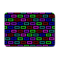 Colourful Bricks Pattern Colour Small Doormat 