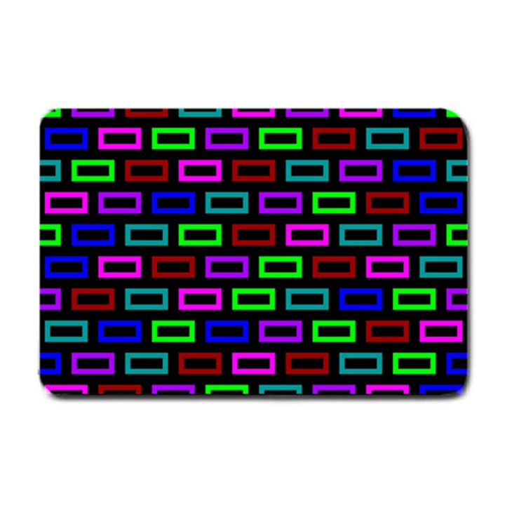 Colourful Bricks Pattern Colour Small Doormat 