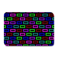 Colourful Bricks Pattern Colour Plate Mats