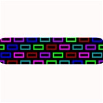 Colourful Bricks Pattern Colour Large Bar Mats 32 x8.5  Bar Mat