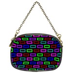 Colourful Bricks Pattern Colour Chain Purse (One Side) Front