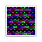 Colourful Bricks Pattern Colour Memory Card Reader (Square) Front