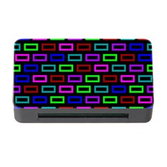 Colourful Bricks Pattern Colour Memory Card Reader With Cf