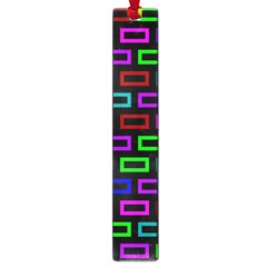 Colourful Bricks Pattern Colour Large Book Marks by Jancukart