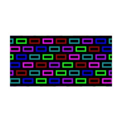 Colourful Bricks Pattern Colour Yoga Headband