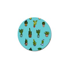 Succulents Teal Back Golf Ball Marker (10 Pack) by Jancukart