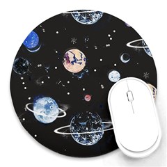 Cute-space Round Mousepads