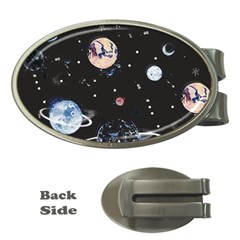 Cute-space Money Clips (oval)  by Jancukart