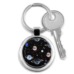 Cute-space Key Chain (round)