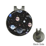 Cute-space Hat Clips with Golf Markers Front