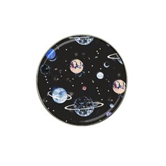 Cute-space Hat Clip Ball Marker (4 Pack)