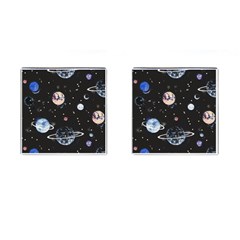 Cute-space Cufflinks (square)