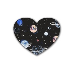 Cute-space Rubber Coaster (heart)