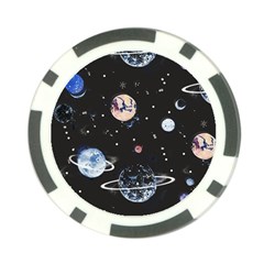 Cute-space Poker Chip Card Guard