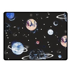 Cute-space Fleece Blanket (small)