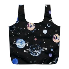 Cute-space Full Print Recycle Bag (l) by Jancukart