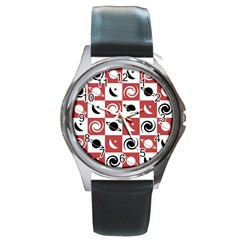 Space Pattern Colour Round Metal Watch by Jancukart