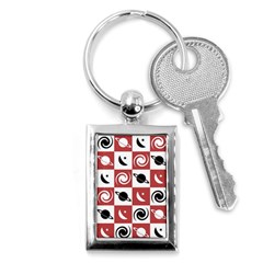 Space Pattern Colour Key Chain (rectangle)