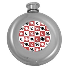 Space Pattern Colour Round Hip Flask (5 Oz) by Jancukart