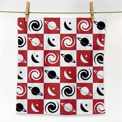 Space Pattern Colour Face Towel