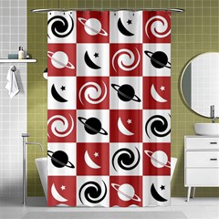 Space Pattern Colour Shower Curtain 48  X 72  (small) 