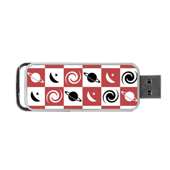 Space Pattern Colour Portable USB Flash (One Side)