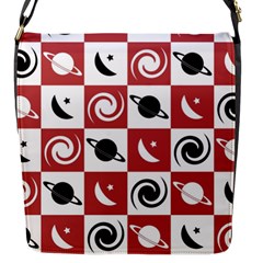 Space Pattern Colour Flap Closure Messenger Bag (s) by Jancukart