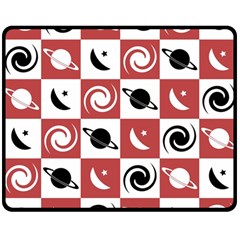 Space Pattern Colour Double Sided Fleece Blanket (medium)  by Jancukart