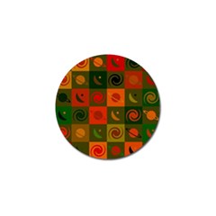 Space Pattern Multicolour Golf Ball Marker