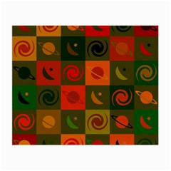 Space Pattern Multicolour Small Glasses Cloth