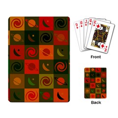 Space Pattern Multicolour Playing Cards Single Design (rectangle) by Jancukart