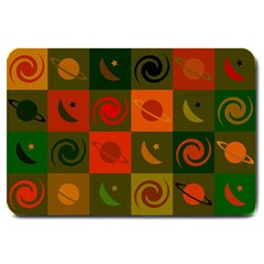 Space Pattern Multicolour Large Doormat  by Jancukart