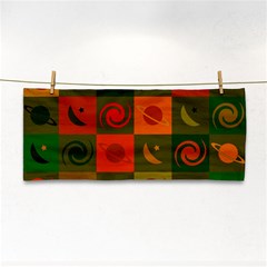 Space Pattern Multicolour Hand Towel