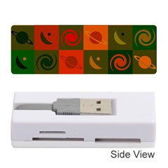 Space Pattern Multicolour Memory Card Reader (stick)