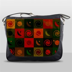 Space Pattern Multicolour Messenger Bag by Jancukart