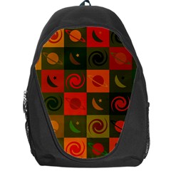 Space Pattern Multicolour Backpack Bag