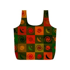 Space Pattern Multicolour Full Print Recycle Bag (s) by Jancukart