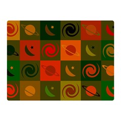 Space Pattern Multicolour Double Sided Flano Blanket (mini) 