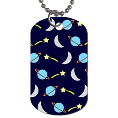 Space-pattern-colour Dog Tag (one Side)