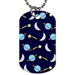 Space-pattern-colour Dog Tag (One Side) Front