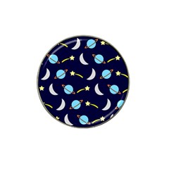 Space-pattern-colour Hat Clip Ball Marker by Jancukart