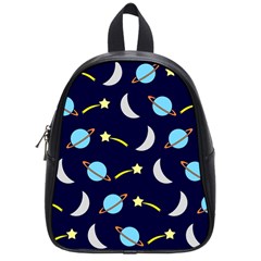 Space-pattern-colour School Bag (small) by Jancukart