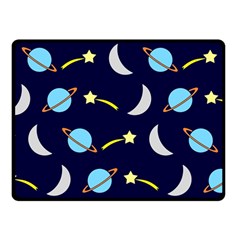 Space-pattern-colour Fleece Blanket (small)