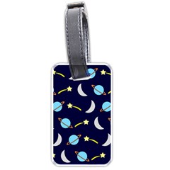 Space-pattern-colour Luggage Tag (one Side) by Jancukart