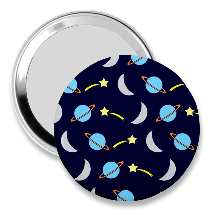 Space-pattern-colour 3  Handbag Mirrors