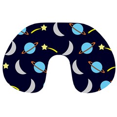 Space-pattern-colour Travel Neck Pillow by Jancukart